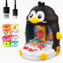 Інтерактивна іграшка Пінгвін 33х29х26 см з мініпризами від USB і батарейок для дітей від 3 років