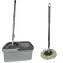 УЦЕНКА! Швабра с автоматическим отжимом и ведром 10л+ 2 насадки Серый (Плохая упаковка 3401)