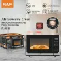Микроволновка 850W на 25 литров в корпусе из нержавеющей стали RAF R.8011