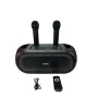 Портативна Bluetooth колонка ZQS4247 16Вт з 2 мікрофонами караоке USB TF FM AUX