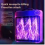 Електричний відлякувач комах Mosquito Killing Lamp BG-010 / УФ-лампа від комарів 360° USB / Настінний знищувач комах