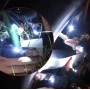 Рукавичка з вбудованим ліхтариком Glove Light, 1 шт., Чорний/Рівчатки з ліхтариком