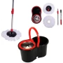 Комплект швабра з турборежимом і відром Spin Mop 360 10 л набір для прибирання та миття підлоги