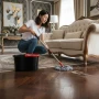 Комплект швабра з турборежимом і відром Spin Mop 360 10 л набір для прибирання та миття підлоги