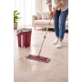 Швабра з відром 11 л з автоматичним віджиманням + 2 насадки, Cleaning Mop, Бордова Комплект для прибирання швабра