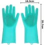 УЦЕНКА! Перчатки для кухни Kitchen Gloves Бирюзовые (Плохая упаковка 3706)