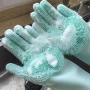 УЦЕНКА! Перчатки для кухни Kitchen Gloves Бирюзовые (Плохая упаковка 3706)