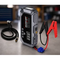 Пускозарядний пристрій K3 з компресором 150 PSI автозапуск двигуна Power Bank автомобільний пусковий