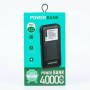 Повербанк 40000mAh, LED-дисплей, 3 USB, А 13, Черный / Павербанк / Power Bank / Внешний аккумулятор
