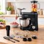 Кухонний комбайн 2200 Вт, COSONIC CSM-1011, Чорний/Блендер М'ясорубка Планетарний міксер Блендер/Зрібник/Чопер