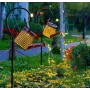 Садовий світильник-лійка, глечик, чайник на сонячній батареї, кована лампа 80 см, світлодіодна.