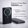 Power Bank King Power WPG-104 Magnetic 10000 mAh с беспроводной зарядкой MagSafe и быстрой зарядкой QC 3.0 / PD 22.5W