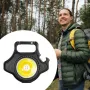 Універсальний кемпінговий світильник-брелок W5133 COB з Type-C зарядкою, магнітом, карабіном і вбудованою відкривачкою