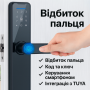 Розумний дверний замок із біометрією на батарейках і USB, Bluetooth, TUYA/ Електронний замок із паролем