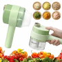 УЦЕНКА! Ручной электрический измельчитель для овощей 4 в 1 Food Chopper Catling (Плохая упаковка 3425)