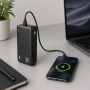 Універсальний павербанк King Power KP-34 30000 mAh 22.5W для смартфонів і гаджетів