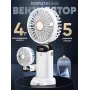 Аккумуляторный портативный вентилятор с дисплеем N15W