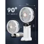 Аккумуляторный портативный вентилятор с дисплеем N15W