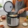 УЦІНКА! Мультиварка Crownberg CB-5528 5 л, 1000 Вт, 30 програм, з пароваркою (Вм'ятина на корпусі 3286)