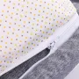 Сумка-люлька для новонароджених 3 в 1 Rudik з матрациком, москітною сіткою й іграшками, сіра