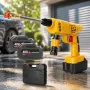 Ручная аккумуляторная мойка высокого давления на 24V Желтая Беспроводная автомобильная ручная мойка