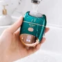 Електрична терка для п'яток, USB, Kemei KM-6865, Зелений / Електрична пилка для ніг / Електропемза від натоптишів, для педикюру
