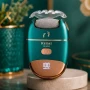 Електрична терка для п'яток, USB, Kemei KM-6865, Зелений / Електрична пилка для ніг / Електропемза від натоптишів, для педикюру