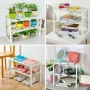 Регульована кухонна полиця, 38-70 см, KITCHEN RACK, Білий / Розсувний стелаж для зберігання посуду під раковину
