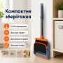 Набір для прибирання 2в1 26X-253, щітка та совок із довгими ручками, віник і совок із самоочищенням для підлоги та дому