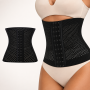 Стягувальний пояс-корсет WAIST BAND 2XL чорний для корекції фігури з 4 металевими ребрами