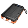 Павербанк HOCO J164 Platinum Solar 8000mAh 2USB/Type-C с солнечной панелью и фонариком
