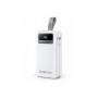 Белый Power Bank Aroimac ORA503 40000 mAh Портативное зарядное устройство Aroimac ORA503 с быстрой зарядкой 22,5W Fast Charge QC3
