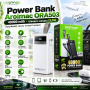 Белый Power Bank Aroimac ORA503 40000 mAh Портативное зарядное устройство Aroimac ORA503 с быстрой зарядкой 22,5W Fast Charge QC3