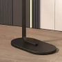 УЦЕНКА! Кофейный/журнальный/прикроватный столик на одной ножке с овальной столешницей, коричневый, 38×28(Повреждение корпуса 3737)