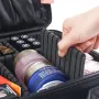 Косметичка органайзер зі знімними перегородками дорожній портативний б'юті кейс із ручкою MA-454