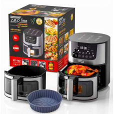 Электрическая фритюрница Zepline ZP-142 с чашей на 8 литров и встроенным грилем 4200Вт