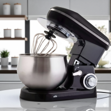 Тестомесильная машина Crownberg CB-3407 2600Вт Кухонный комбайн 5 л Планетарный тестомес-миксер Кухонный тесто
