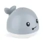 УЦЕНКА! Игрушка для ванной в виде кита музыкальный светящийся фонтан серый (Плохая упаковка 3374)