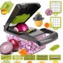 УЦЕНКА! Ручной мультислайсер 14в1 Kitchen Ideas Veggie Slicer HA-347 многофункциональная овощерезка (Плохая упаковка 3467)