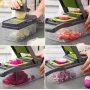 УЦЕНКА! Ручной мультислайсер 14в1 Kitchen Ideas Veggie Slicer HA-347 многофункциональная овощерезка (Плохая упаковка 3467)