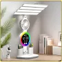 Настільна LED-лампа з 4 панелями, вентилятором і дисплеєм KRX-104
