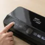 Вакуумный упаковщик для продуктов 200Вт с LED-подсветкой и рулоном пакетов, Zepline ZP-00373 / Кухонный вакууматор для мяса