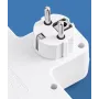 Сетевой адаптер 8625UL с ночником, 4 розетки + USB + Type-C (17559/MG) Белый