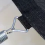 Дитячий батут Fitonix 140 см із захисною сіткою та 6 опорними ніжками, синій