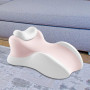 Рожева подушка ортопедична pillow-06/Клиноподібна подушка для сну з поліестеру/ Ортопедична подушка для підтримки ті