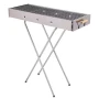 Переносной мангал с решеткой 80х78х30см, BARBECUE TRAY 770SS, Серебристый / Барбекюшница / Раскладной мангал барбекю