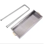 Переносной мангал с решеткой 80х78х30см, BARBECUE TRAY 770SS, Серебристый / Барбекюшница / Раскладной мангал барбекю