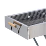 Переносной мангал с решеткой 80х78х30см, BARBECUE TRAY 770SS, Серебристый / Барбекюшница / Раскладной мангал барбекю