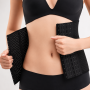 Моделювальний корсет WAIST BAND 3XL чорний для живота та талії, регульований на гачках