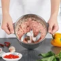 УЦЕНКА! Кухонный измельчитель с металлической чашей 2л, 1500Вт, Zepline ZP-051, Серебристый (Плохая упаковка 3629)